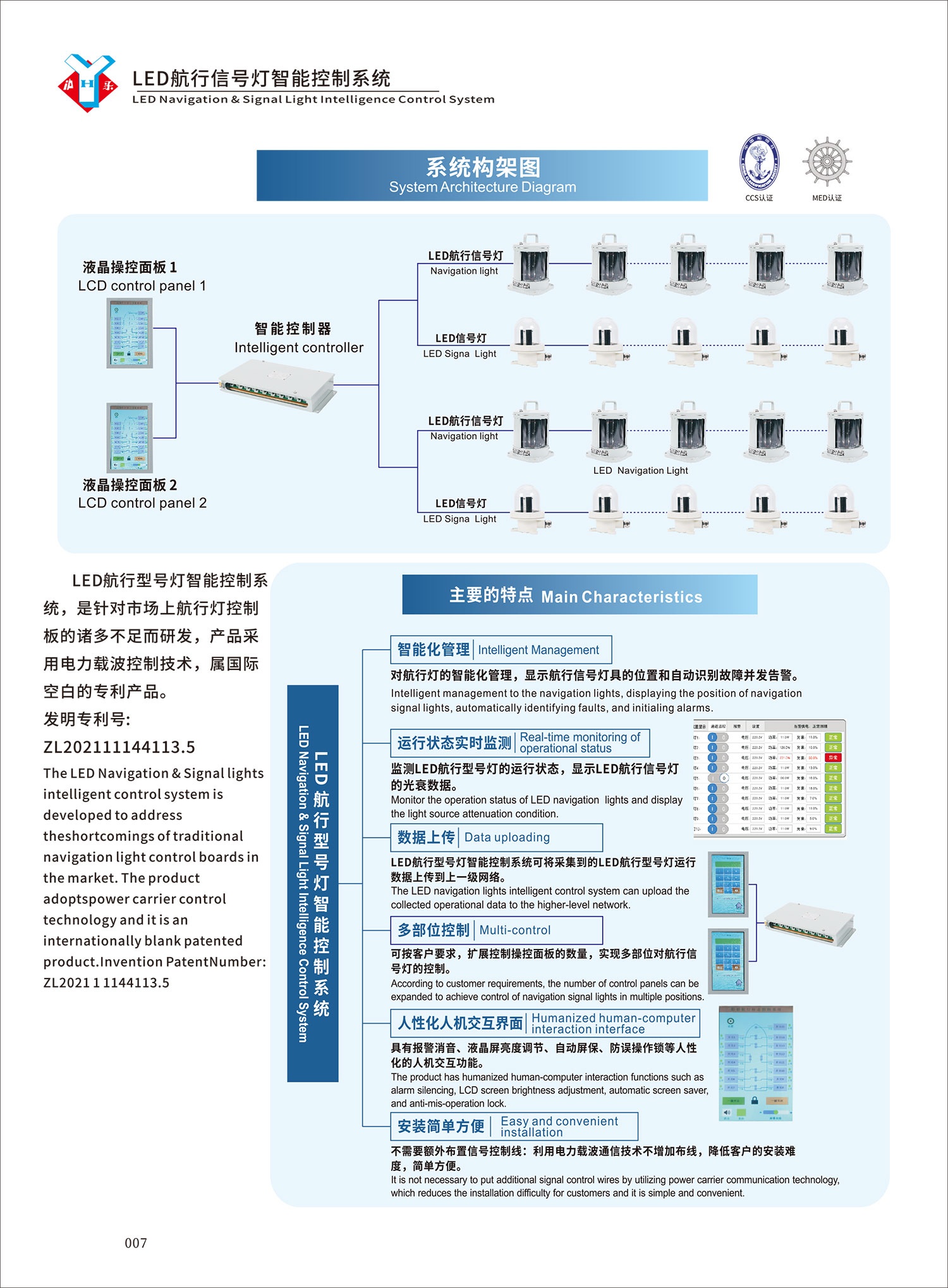 船用LED航行信號(hào)燈智能控制系統(tǒng)-1